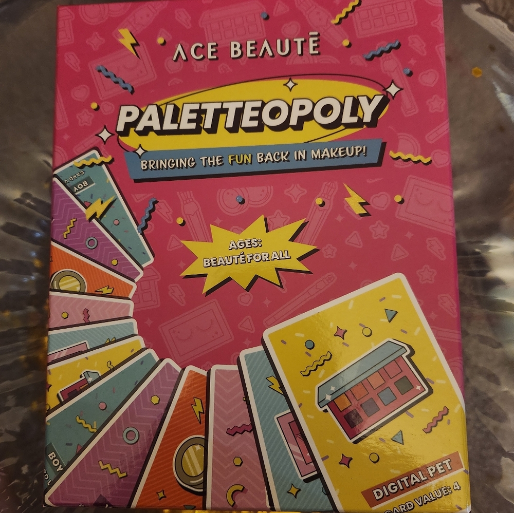 Ace Beaute Paletteopoly Game and Eyeshadow Palette